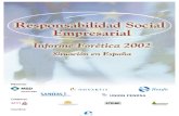 Responsabilidad social de la empresa en España - Informe Foretica 2002