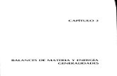 Capitulo 3 Balances de Materia y Energía, Dr. Antonio Valiente