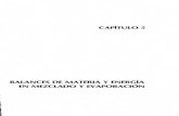 Capitulo 5, Balances de Materia y Energía, Dr. Antonio Valiente
