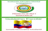 Proyecto de Paz y Democracia Diapositivas
