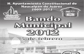 Bando Municipal Naucalpan de Juarez 2012