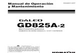 GD825A-2 OPERACIÒN Y MANTENCIÒN ESPAÑOL