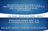 Programa electoral de la candidatura de Díaz Franco