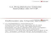 Arquitectura Cliente Servidor de Http