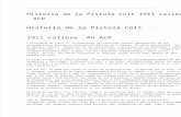 Historia de La Pistola Colt 1911 Calibre