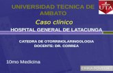 Caso Clinico Otorrinolaringologia