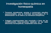Investigación físico-química en homeopatía II