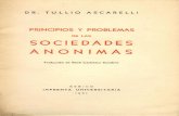 Ascarelli Tullio - Principios Y Problemas de Las Sociedades Anonimas