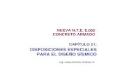 Cap21 DISPOSICIONES ESPECIALES DE DISEÑO SISMICO -ACI318