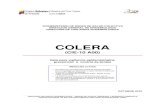 Cólera (CIE 10 A00).  Guía para Vigilancia  Epidemiológica, Prevención  y  Control de Brotes. Ministerio de Salud de Venezuela