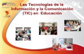 Las Tecnologías de la informacion y la comunicacion en educacion Prof. Franklin Albarran