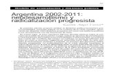 Varesi, Gastón (2011) Argentina 2002-2011: Neo-desarrollismo y radicalización progresista en Realidad Económica n°264