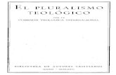 Comision Teologica Internacional - El Pluralismo Teologico