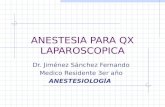Anestesia Para Cirugia Laparoscopica