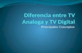 Diferencia Entre TV Analoga y TV Digital