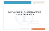(Complicaciones Postoperatorias en Cirugía Gastrica)