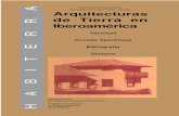 Arquitecturas de Tierra en Iberoamérica Técnicas, Cent ros Operat ivos, Bibliografía, Glosario