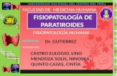 Fisiopatologia de La Paratiroides Final
