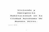35885154 Vivienda y Emergencia Habitacional en La Ciudad Autonoma de Buenos Aires Jimena Navatta Albertina Maranzana