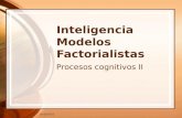 Inteligencia modelos factoriales