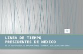 63606992 Linea de Tiempo Presidentes de Mexico