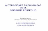Alteraciones psicológicas en el Síndrome Postpolio. Dr. Luis Muñoz Becerra