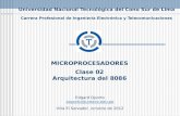 Microprocesadores - Clase 02 - Arquitectura Del 8086
