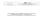 NRF-032-PEMEX-2006 SISTEMAS DE TUBERÍAS EN PLANTAS INDUSTRIALES - DISEÑO Y ESPECIFICACIONES DE MATERIALES