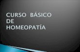 Curso Básico de Homeopatía