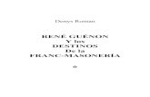 Denys Roman - Rene Guenon y Los Destinos de La Masoneria
