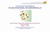 Bolivia- Plan Nacional de Desarrollo 2006-2010