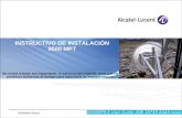 Instructivo de Instalación MPT - Alcatel Lucent  -