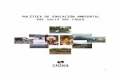 Política departamengtal de Educación Ambiental - Valle del Cauca