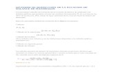 4 . 1 Metodos de Resolucion de La Ecuacion de Balance de Materiales