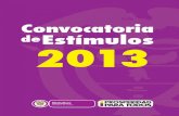 Convocatoria de Estímulos 2013