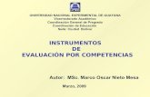 Instrumentos de Evaluacion Por Competencias Cortesia Msc. Marco Oscar Nieto Mesa