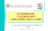 Acuerdo de Valoracion Aduanera de La Omc