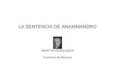 Heidegger-la Sentencia de Anaximandro