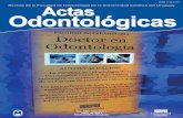 Actas Odontologicas Vol VIII No 1