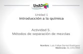QUI_U1_A5_LUBR - Metodo Separaicon de Mezclas