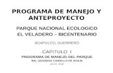Programa de Manejo El Veladero Iniciativa Mexico2