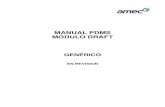 Manual PDMS Modulo Draft - Amec