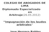 Impugnacion de Laudos Arbitrales i 26-05-12