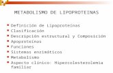 Metabolismo Lipoproteinas Presentacion Ppt