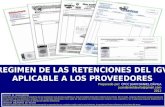 2 - Regimen de Retenciones Del IGV Aplicable a Los Proveedores