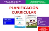Ppt Planificacion Curricular y Proyectos 2014 (1)
