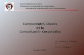 Componentes Básicos de la Comunicación Corporativa