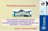 Portafolio de presentacion Carlos Carrasco G