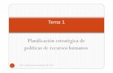 Tema 1   planificación estratégica de políticas de recursos humanos