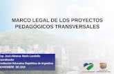 Marco legal proyectos pedagógicos